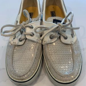 Women’s sequined size 6 1/2 Sperry Topsiders